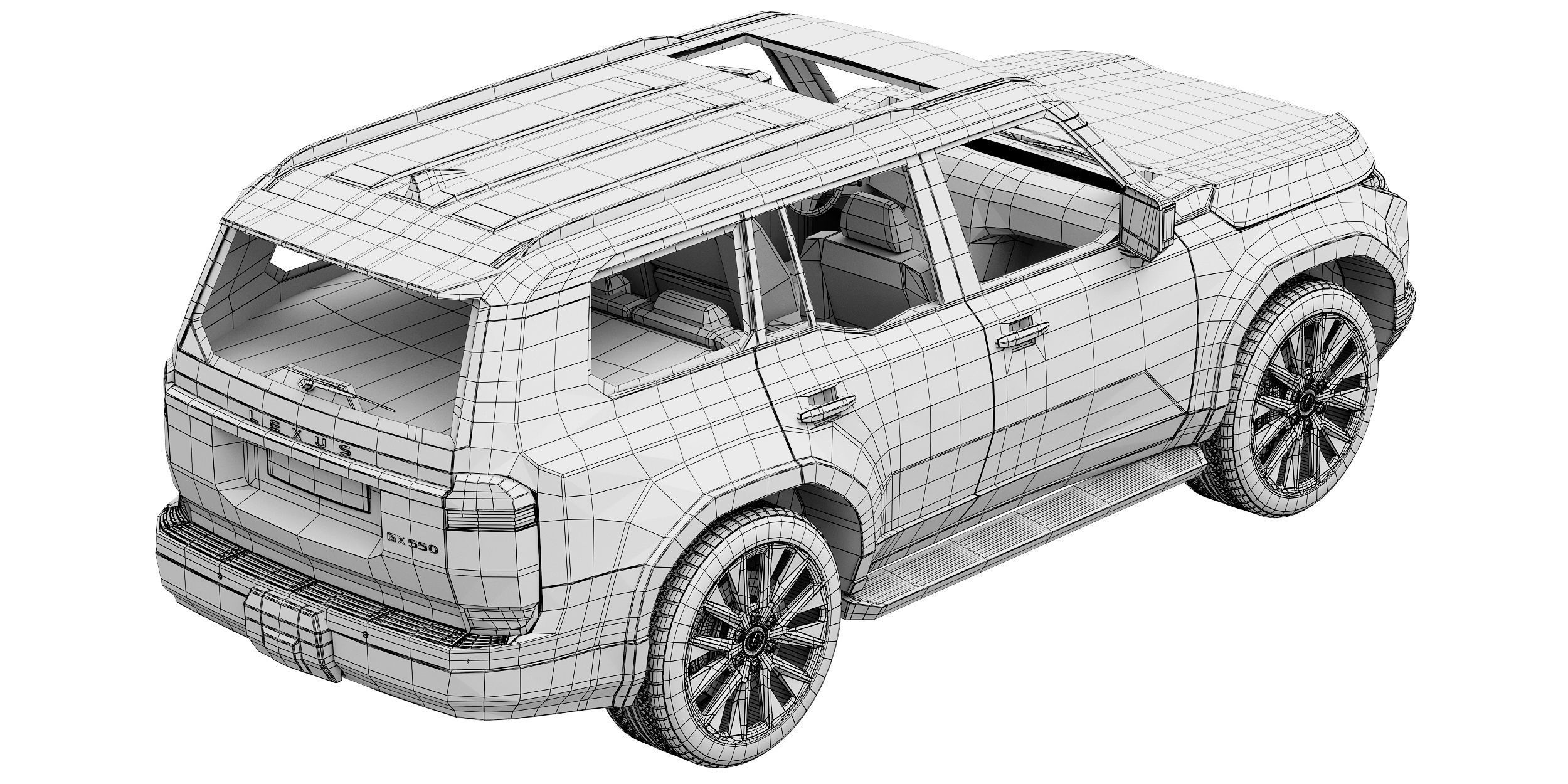 Lexus GX 2024 3D model_17