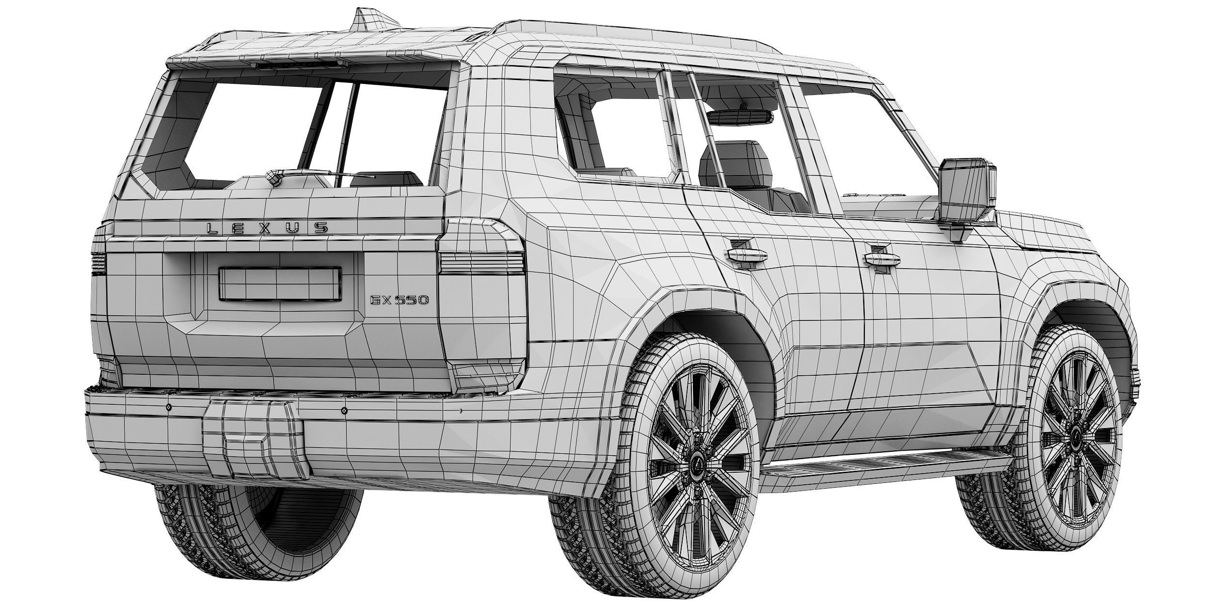 Lexus GX 2024 3D model_16