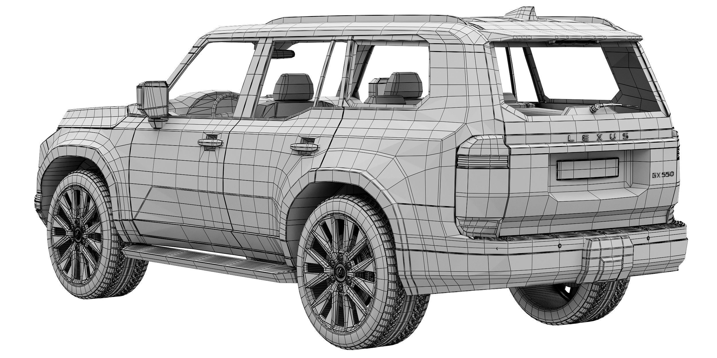 Lexus GX 2024 3D model_15