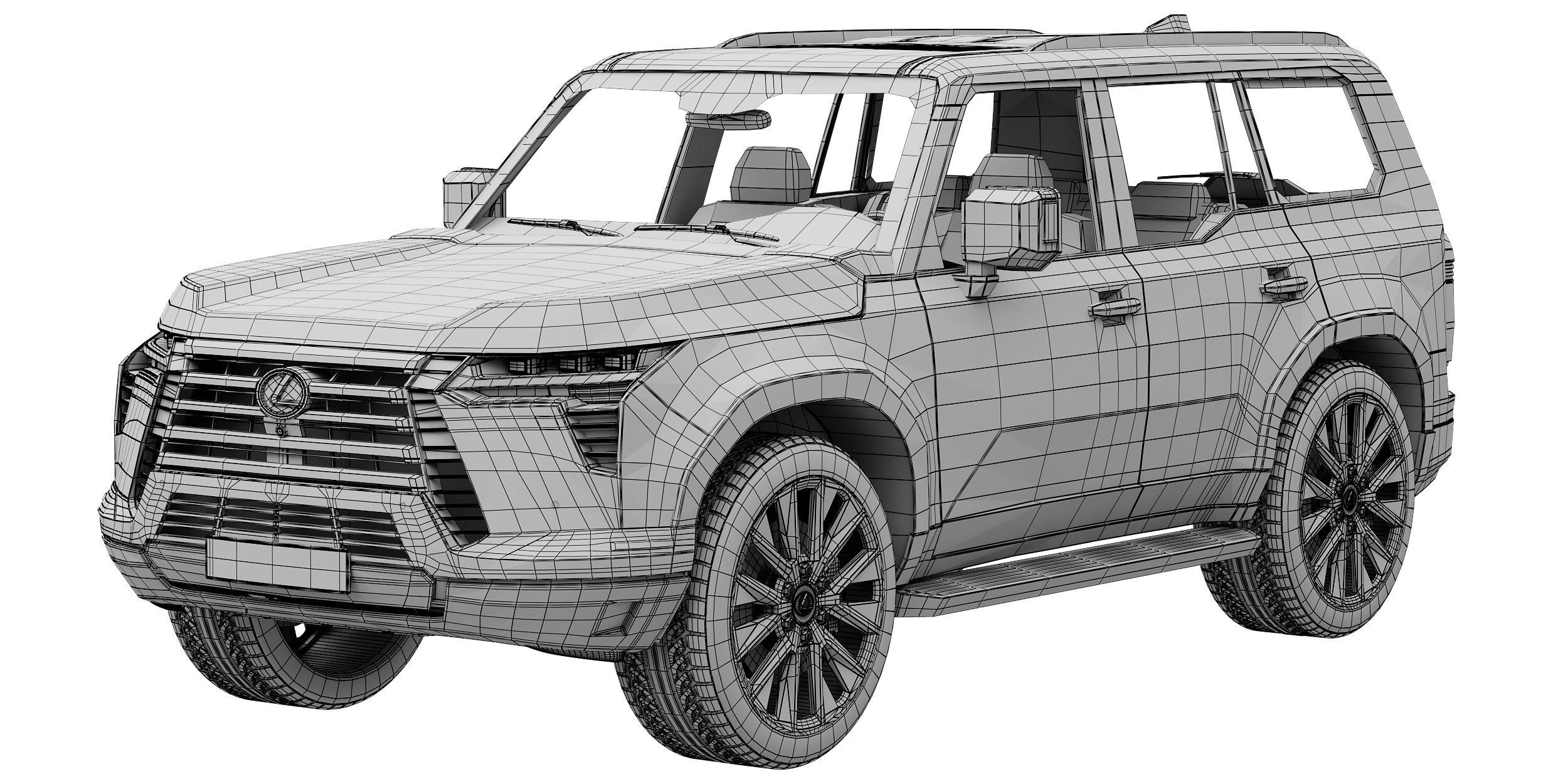Lexus GX 2024 3D model_13