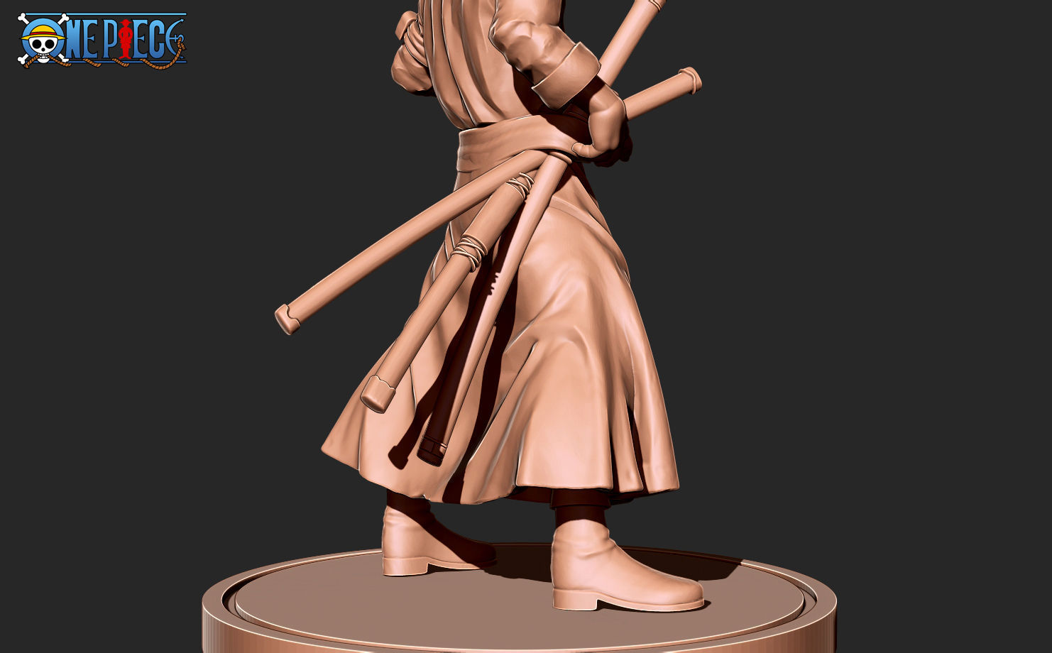 Zoro one piece 3D print model_7
