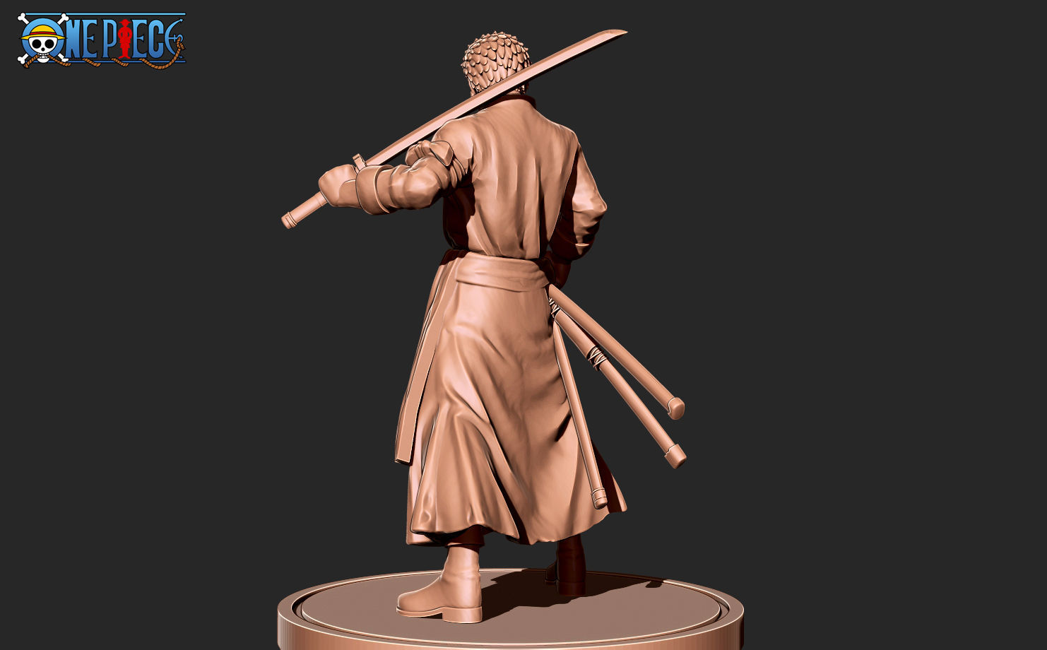 Zoro one piece 3D print model_5