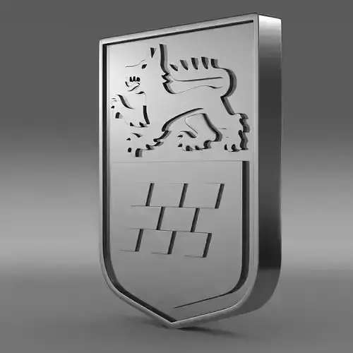 GTA Chrome logo 3D model