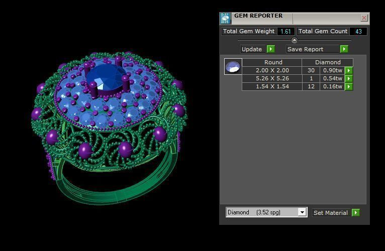 Rings 3D print model_3