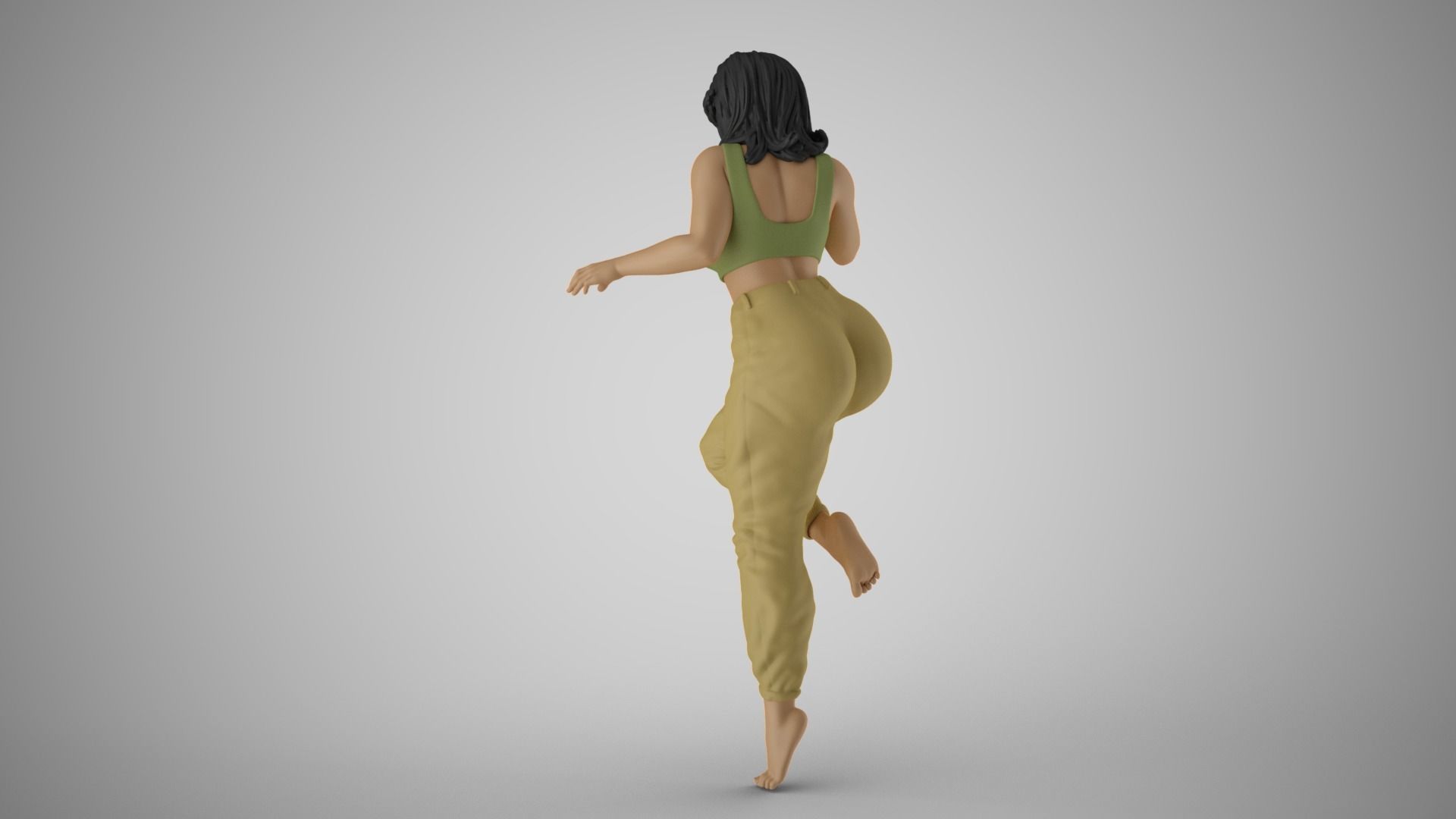 Pinch Girl 3D print model_6