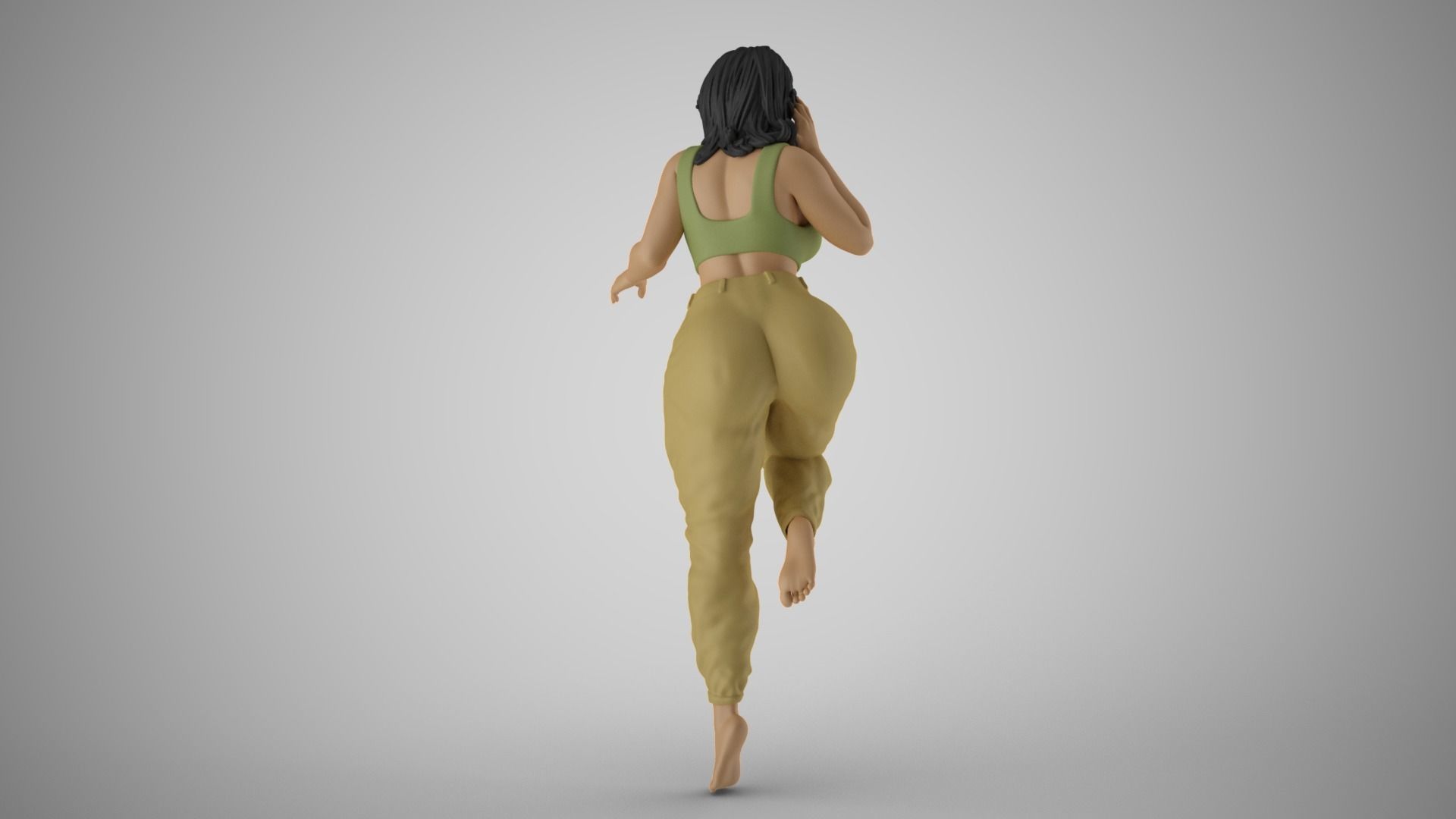Pinch Girl 3D print model_5