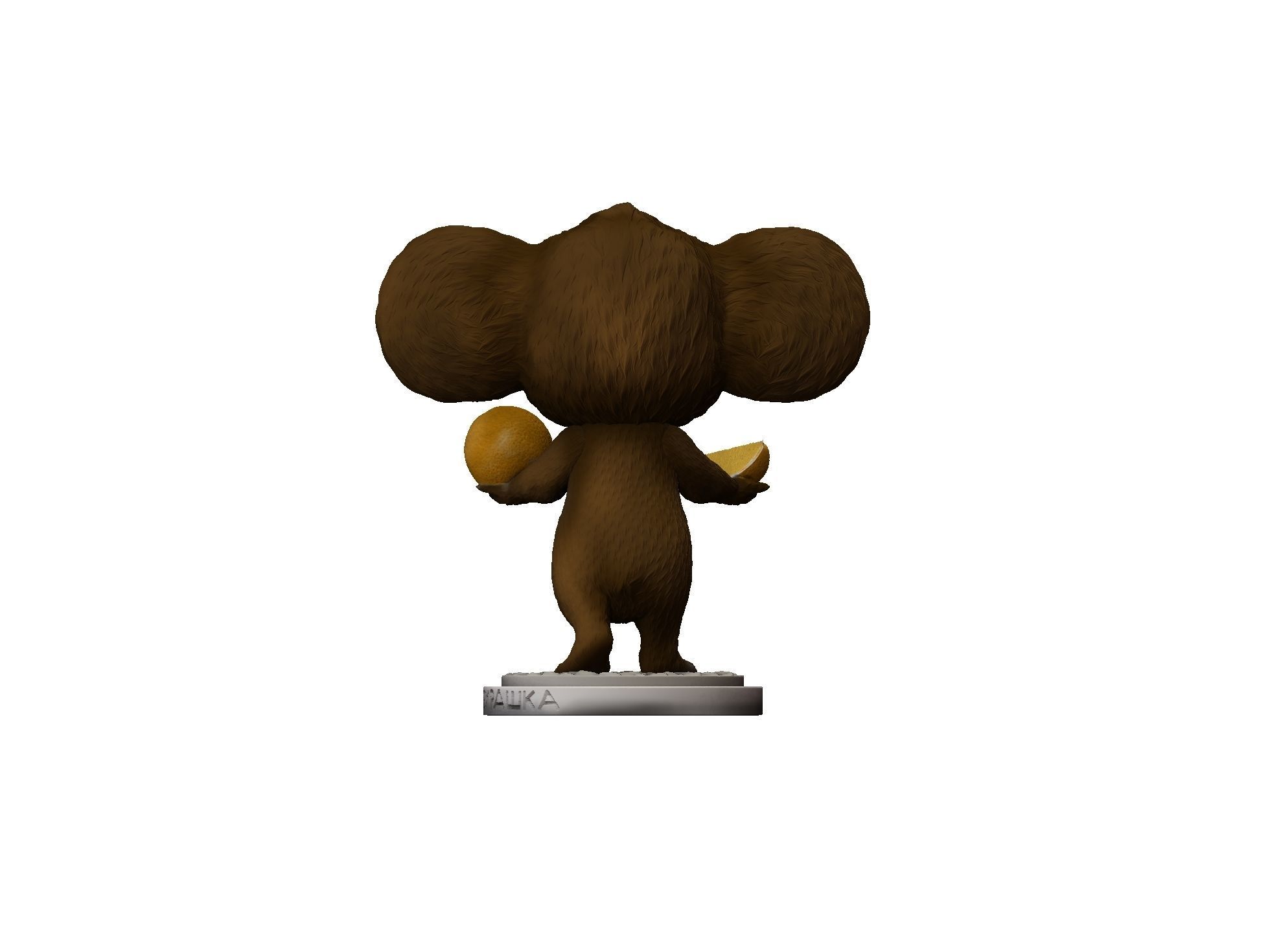 Cheburashka SEVERAL OPTIONS for 3D print STL 3D print model_17