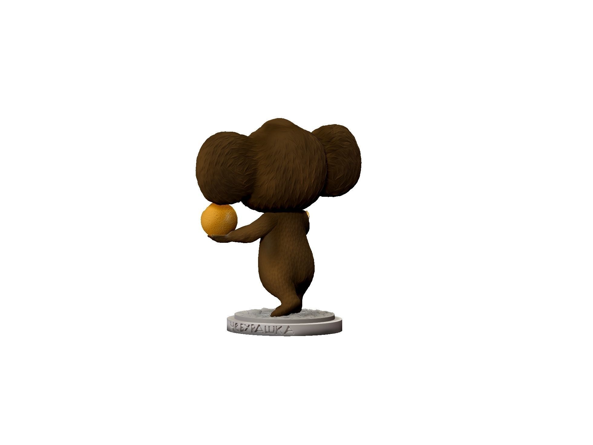 Cheburashka SEVERAL OPTIONS for 3D print STL 3D print model_16