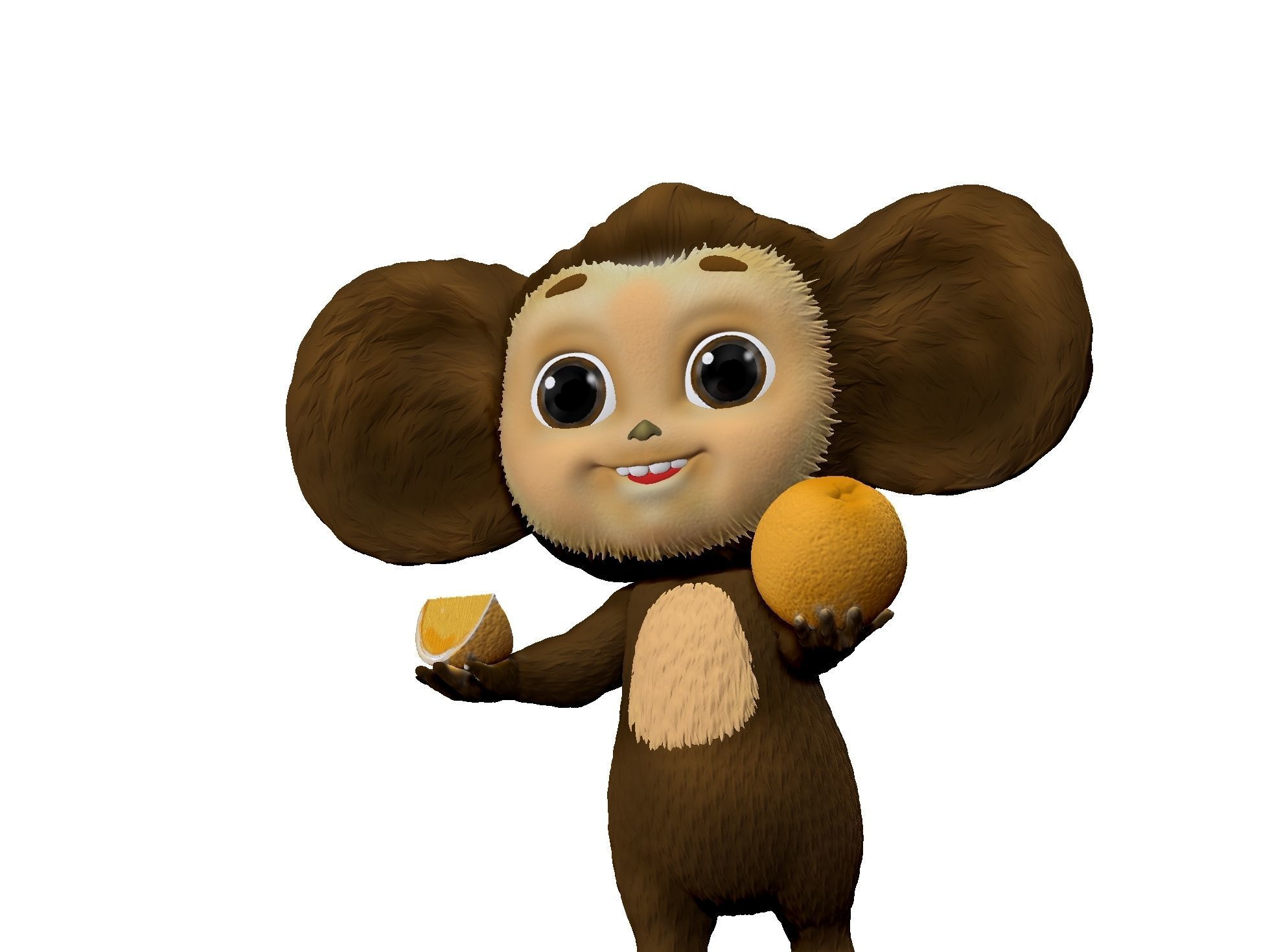 Cheburashka SEVERAL OPTIONS for 3D print STL 3D print model_21
