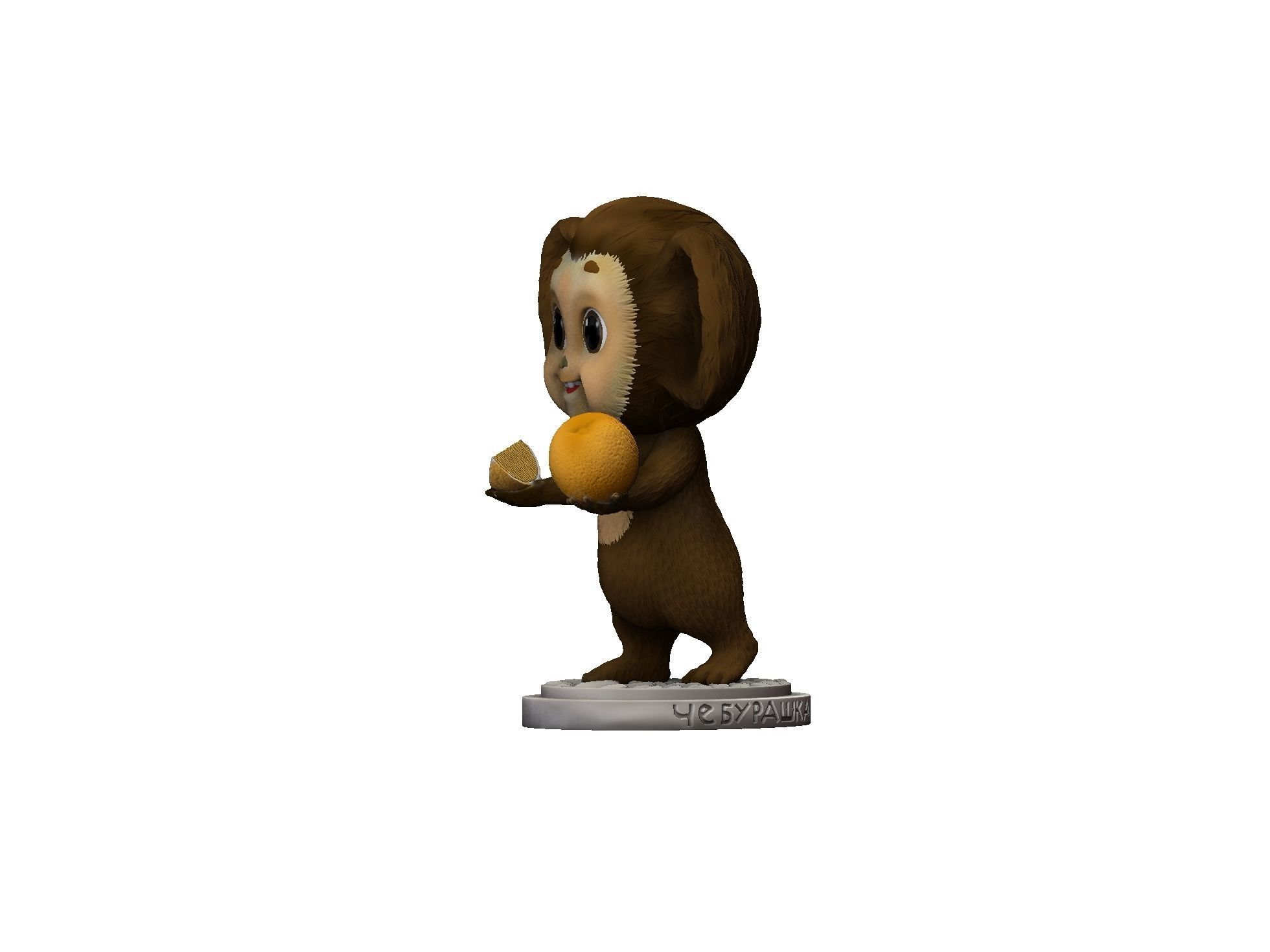 Cheburashka SEVERAL OPTIONS for 3D print STL 3D print model_14
