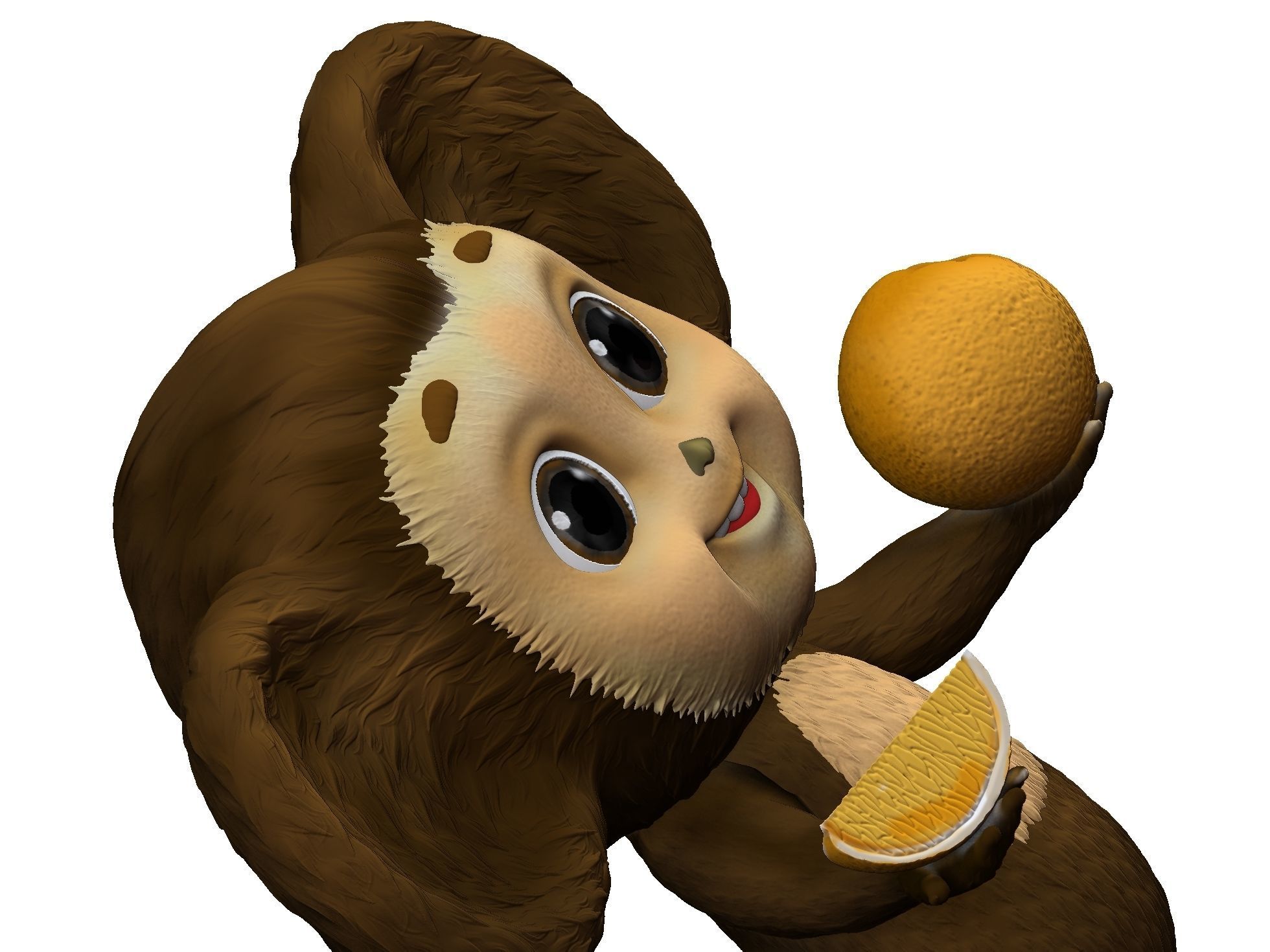 Cheburashka SEVERAL OPTIONS for 3D print STL 3D print model_10