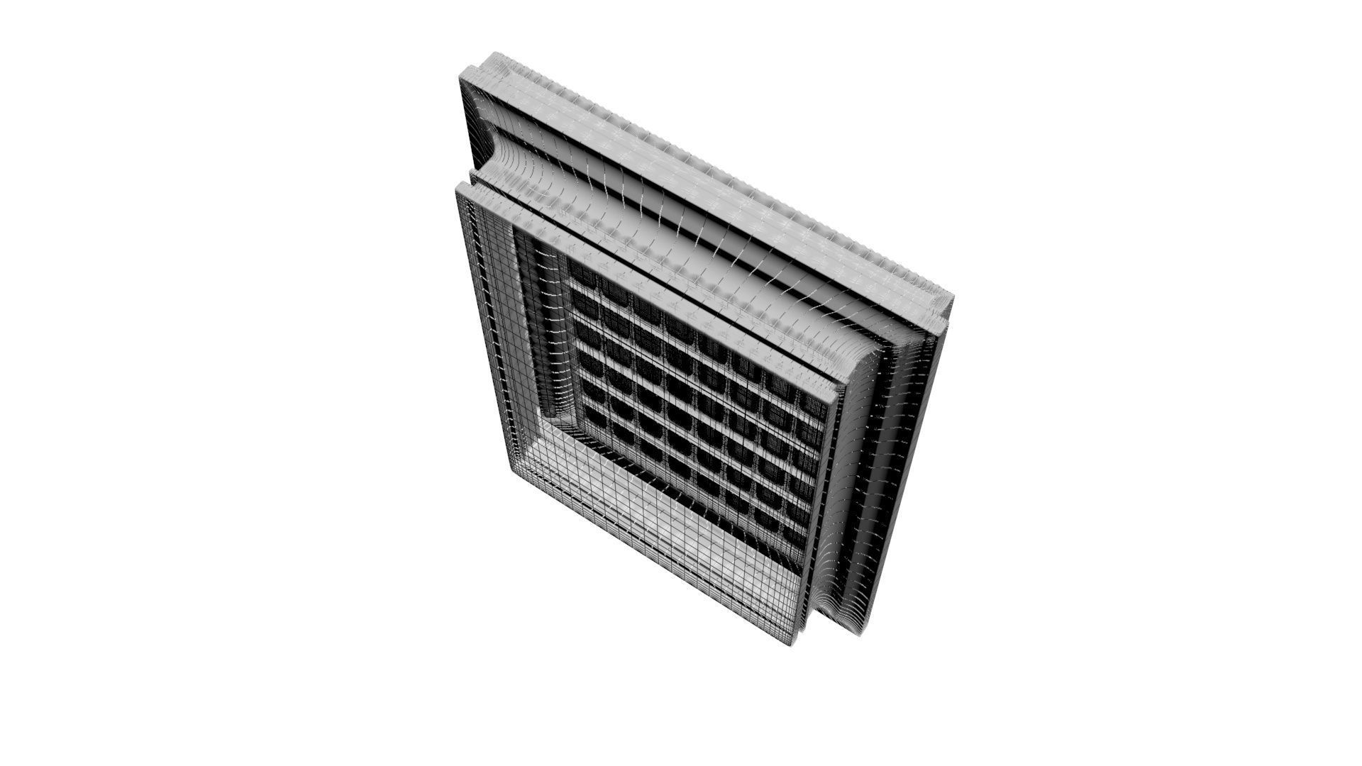 Wall Mounted Chess Set 3D model_22