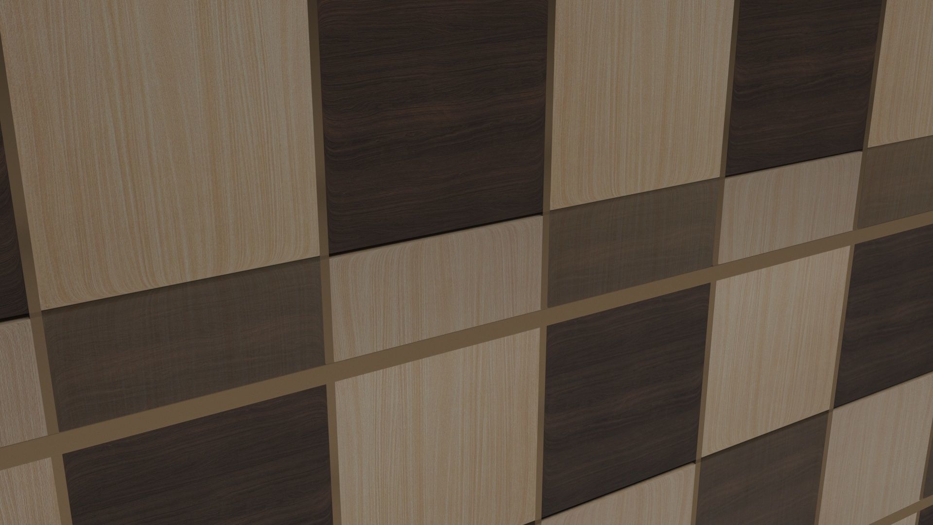 Wall Mounted Chess Set 3D model_5