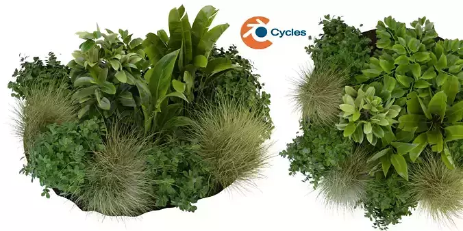 Collection plant vol 294 - blender model 