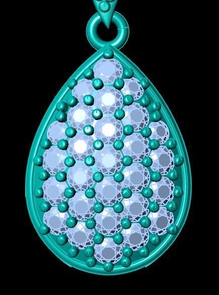 Earring model 254 3D printable model13 3D print model_20