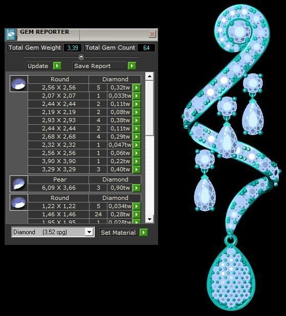 Earring model 254 3D printable model13 3D print model_19