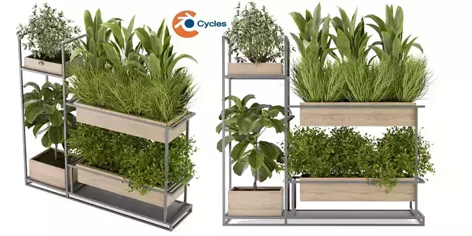 Collection plant vol 296 - blender model 