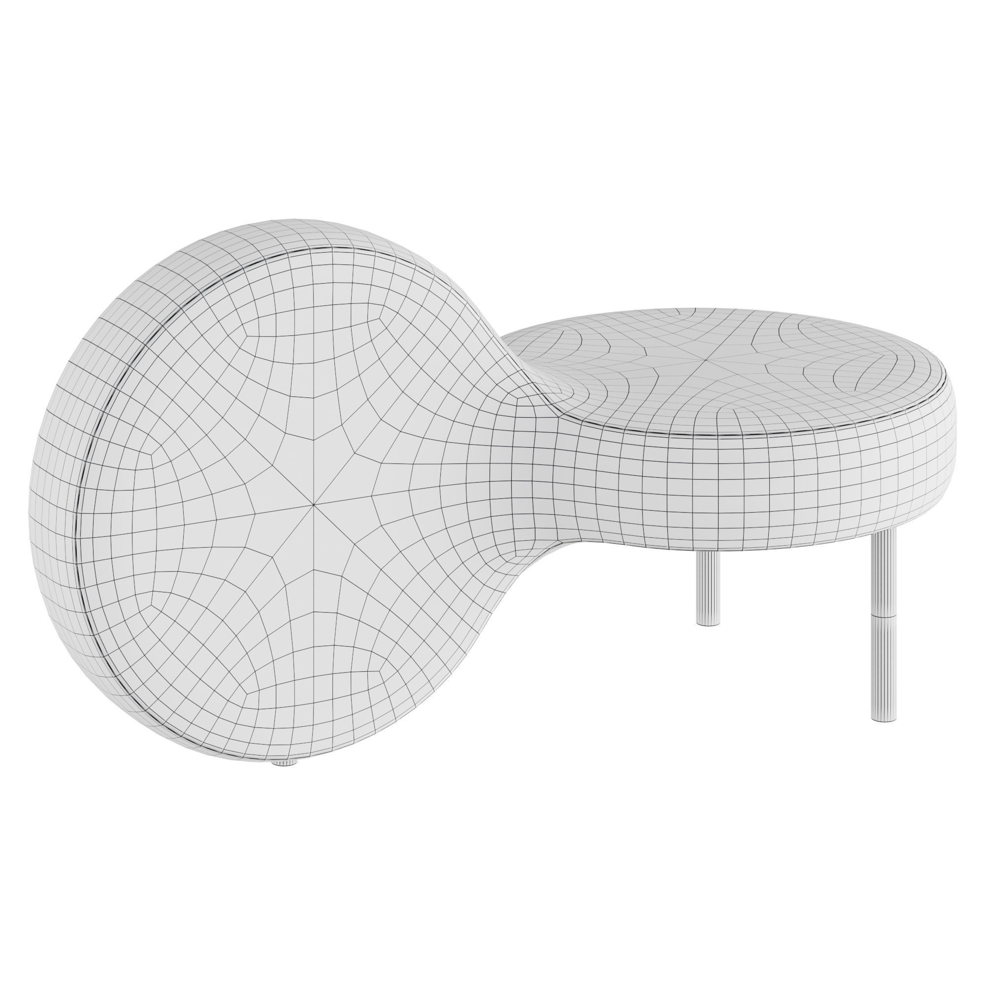 LOOP pouf 3D model_4