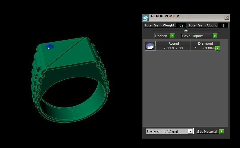 Rings 3D print model_3