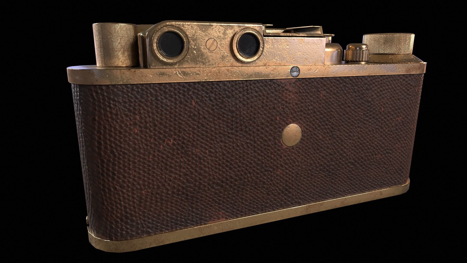 Leica Luxus II 1932 - Game Ready  Low-poly 3D model_12