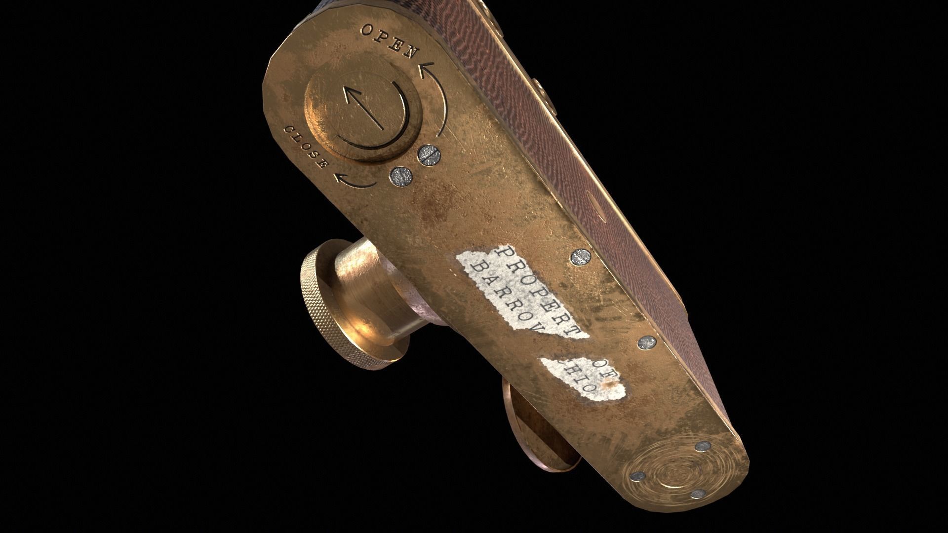 Leica Luxus II 1932 - Game Ready  Low-poly 3D model_18