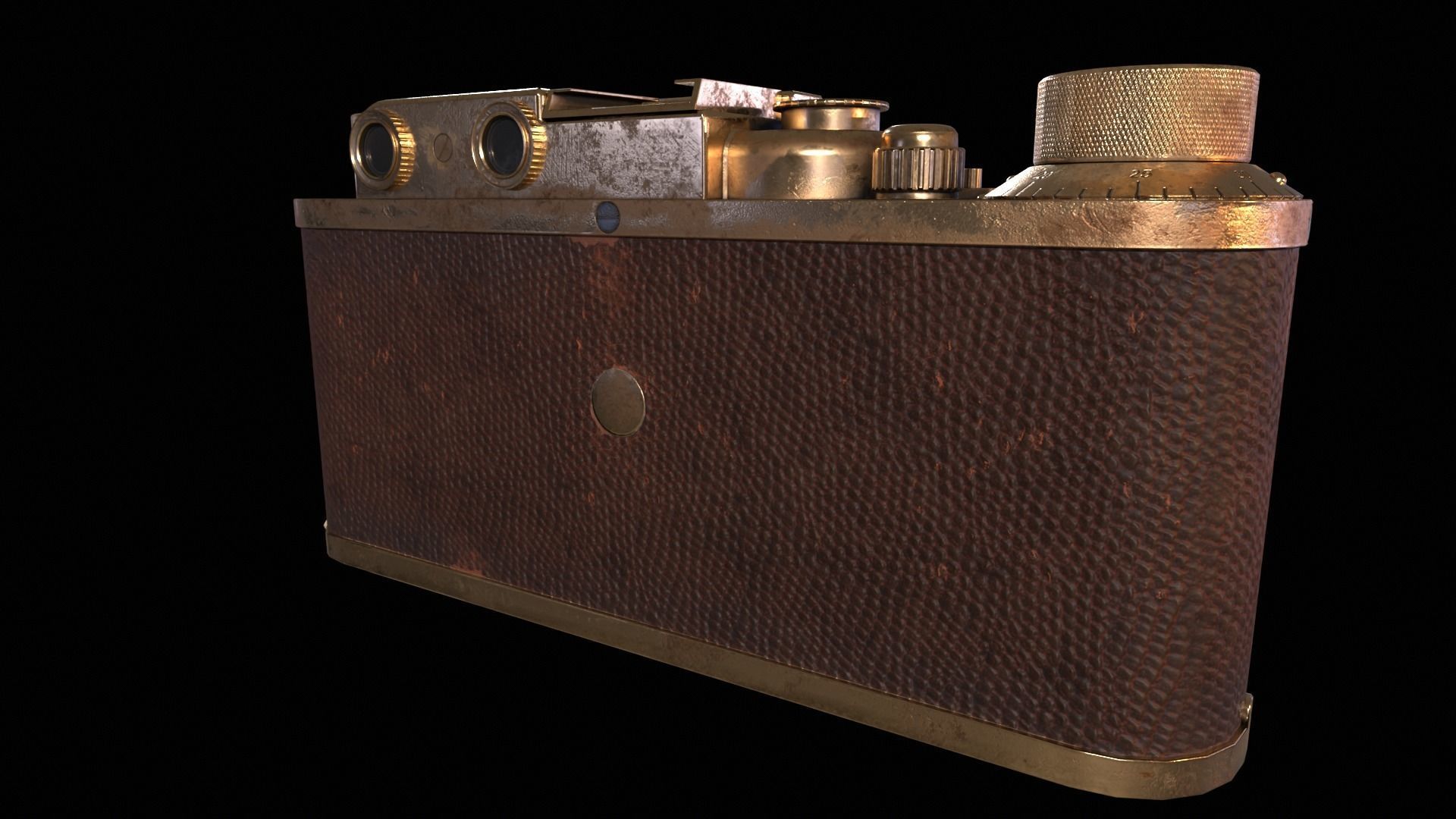 Leica Luxus II 1932 - Game Ready  Low-poly 3D model_15