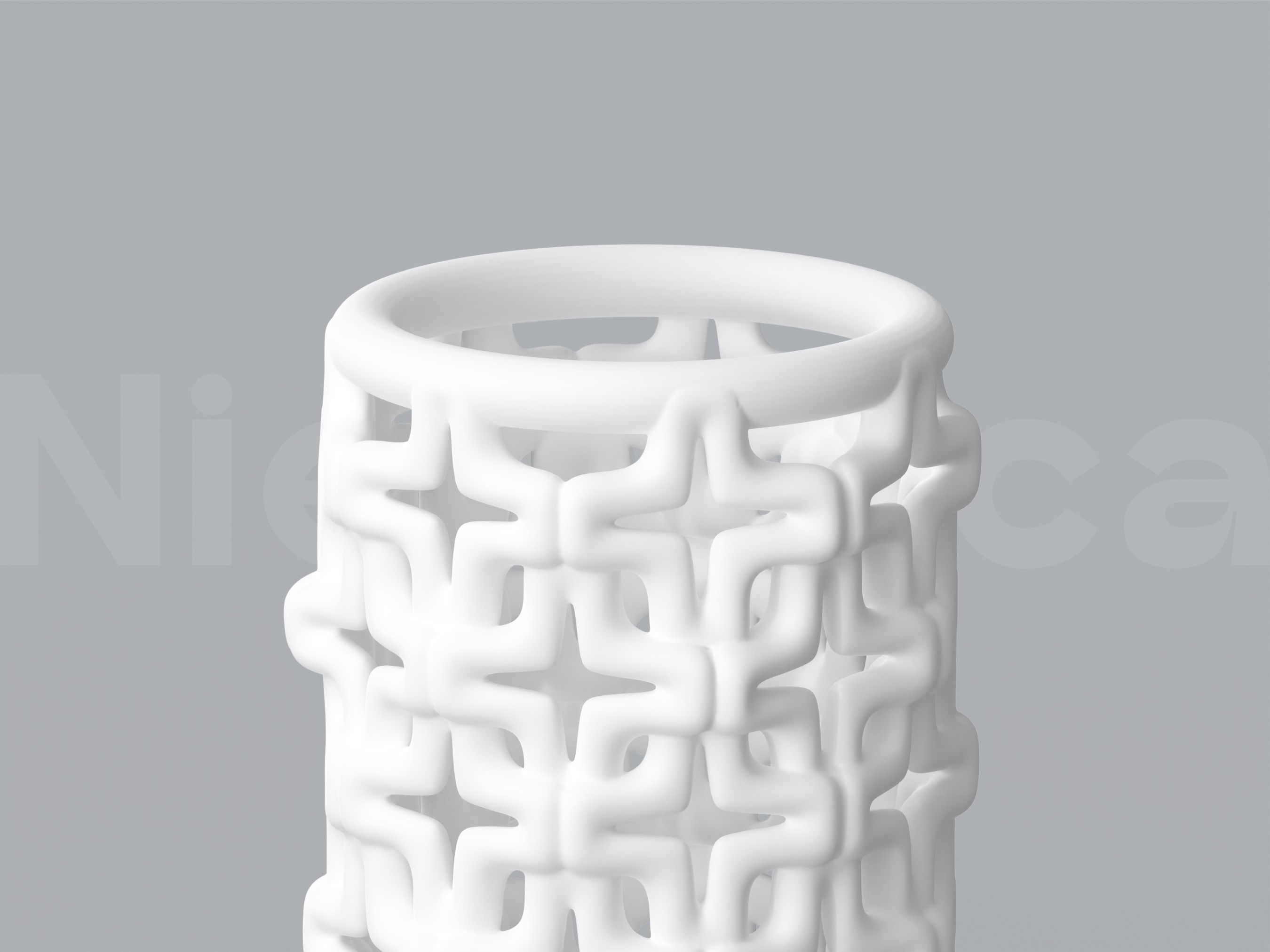 NIEDWICA GEOMETRIC VASE G-1 3D PRINTING VASE 3D print model_3
