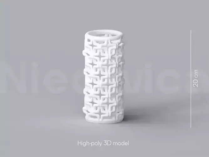 NIEDWICA GEOMETRIC VASE G-1 3D PRINTING VASE 