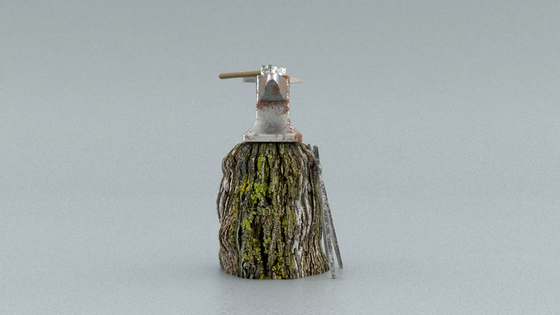 laos Old Anvil 3D model