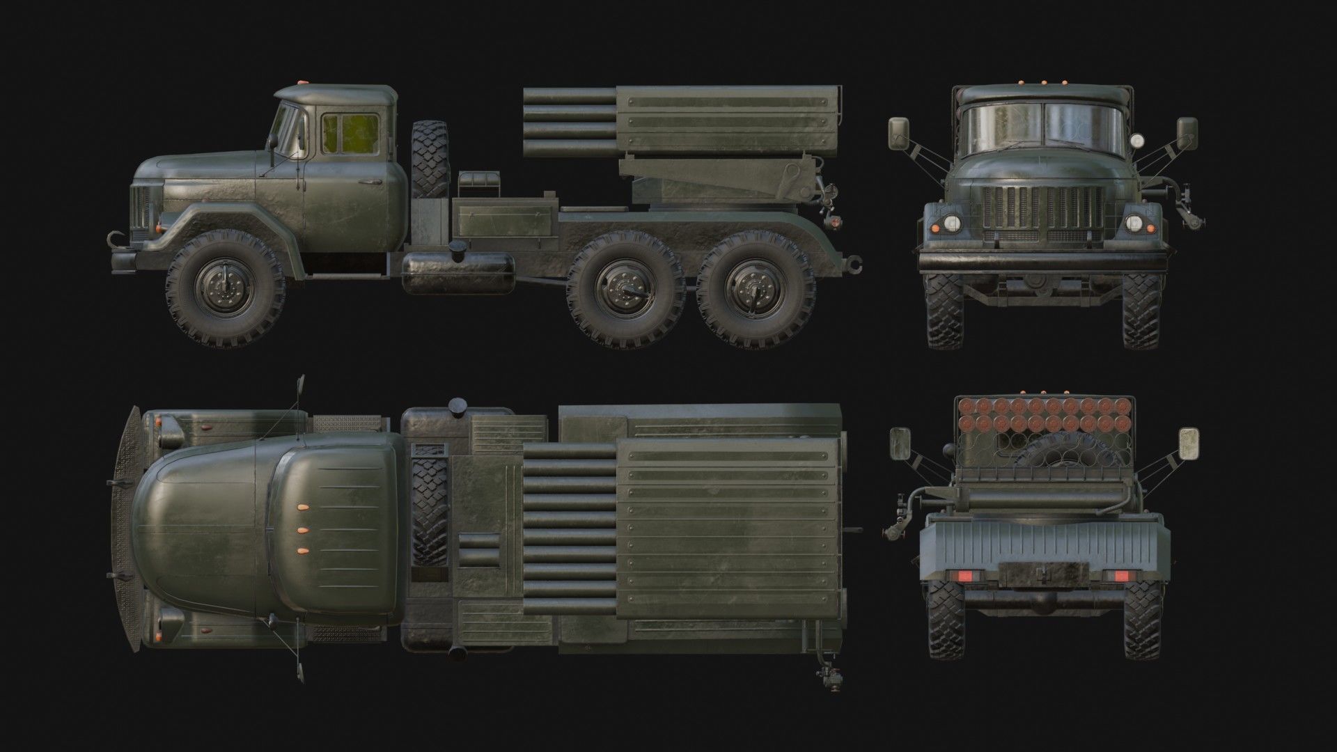 Soviet Vehicles 3D Model Collection_7