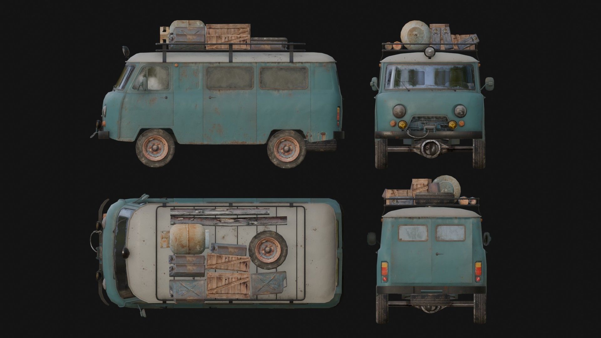 Soviet Vehicles 3D Model Collection_11