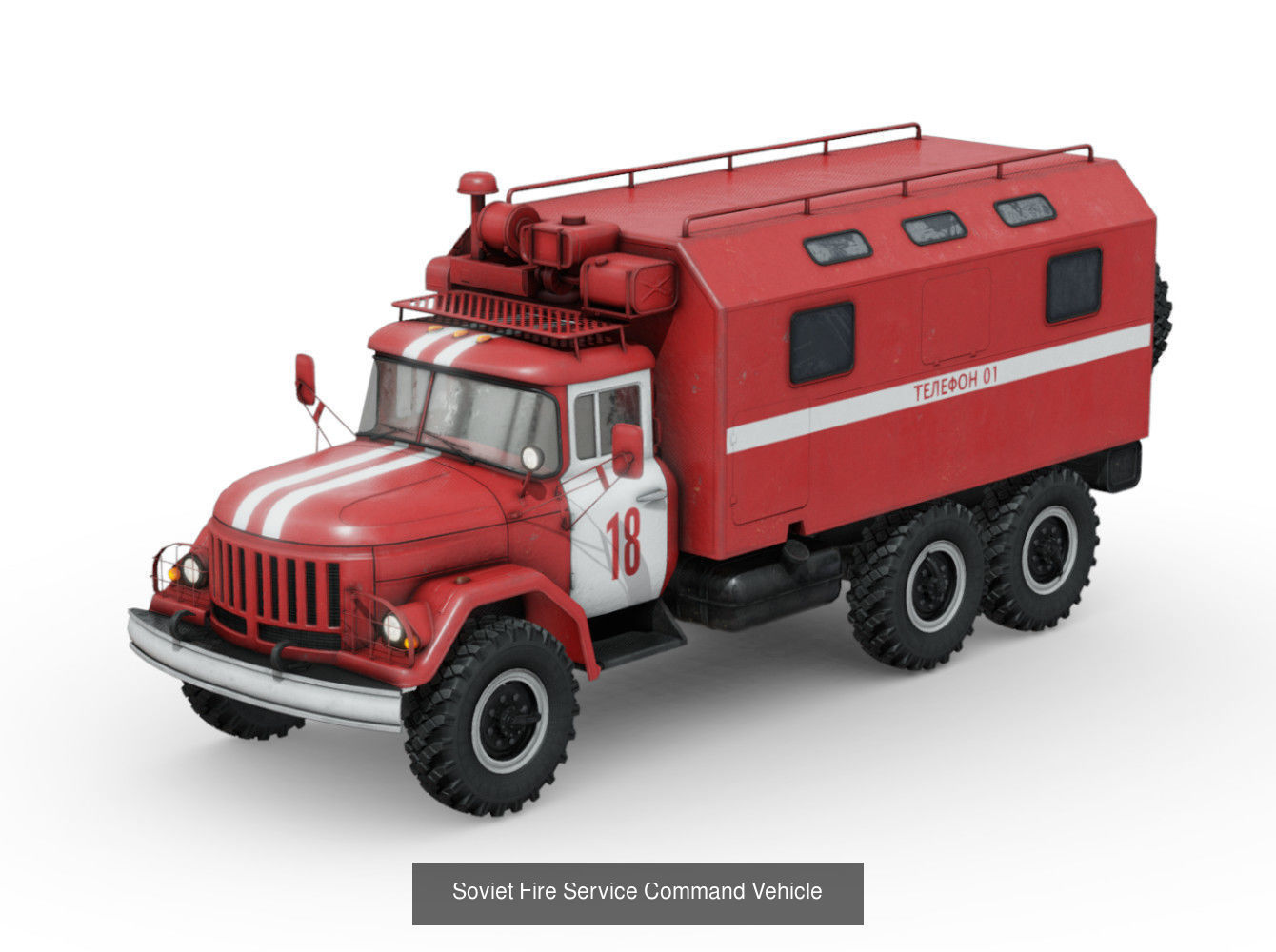 Soviet Vehicles 3D Model Collection_37