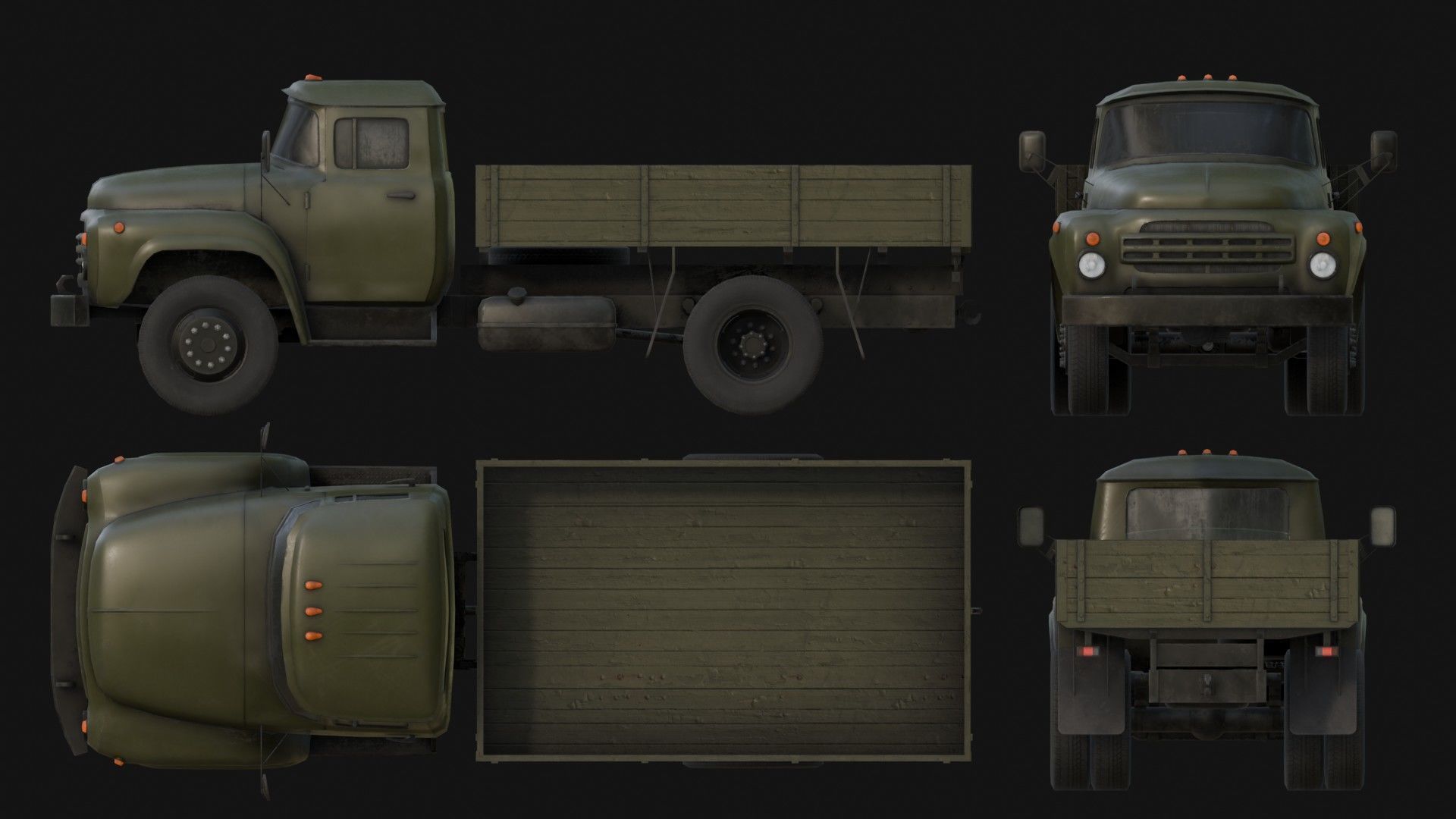 Soviet Vehicles 3D Model Collection_3