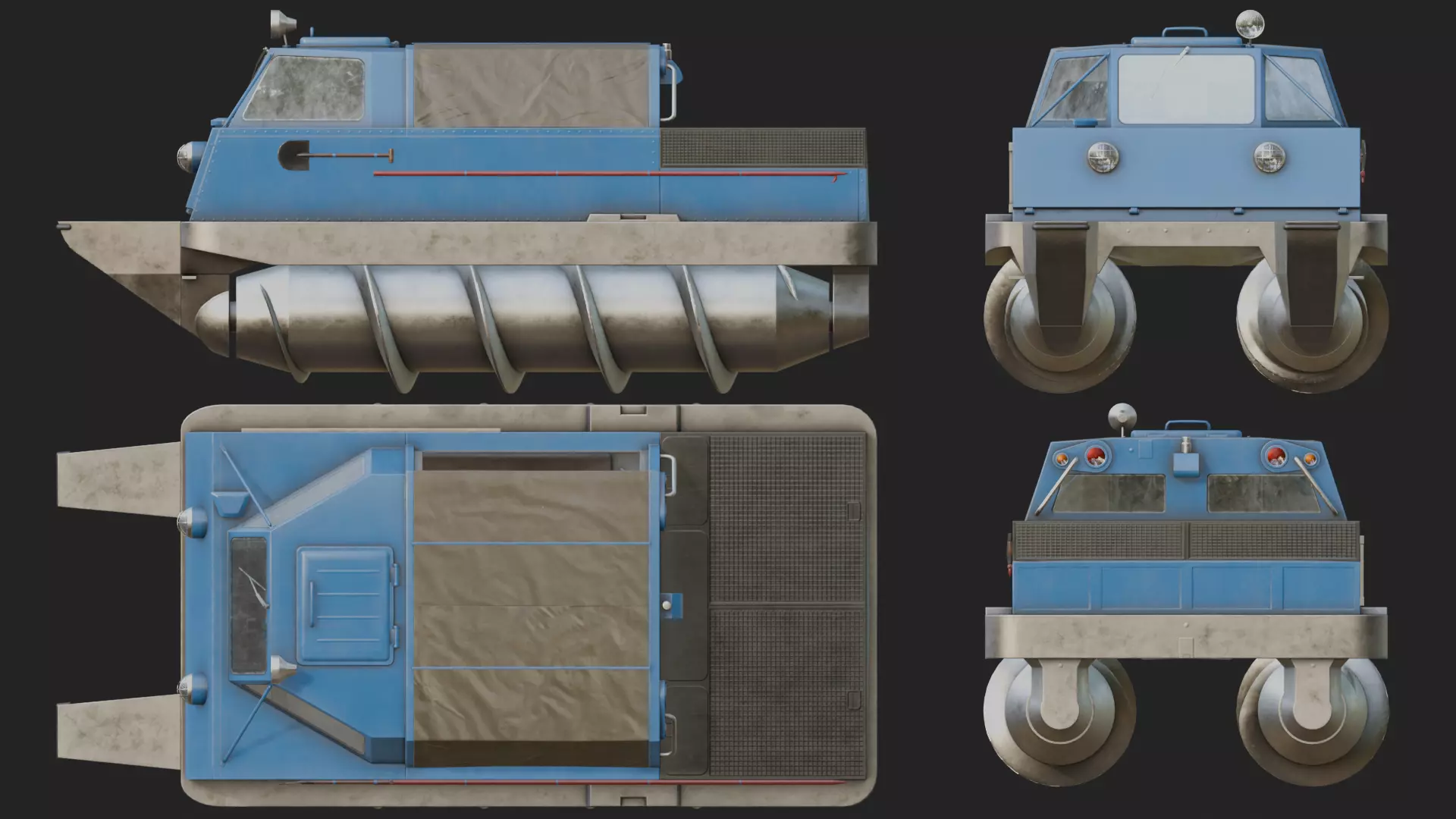 Soviet Vehicles 3D Model Collection_15