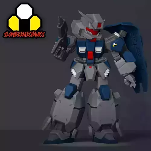 SD Gustav Karl B Style plus Cannon type and Centurion Eevee 3D print model