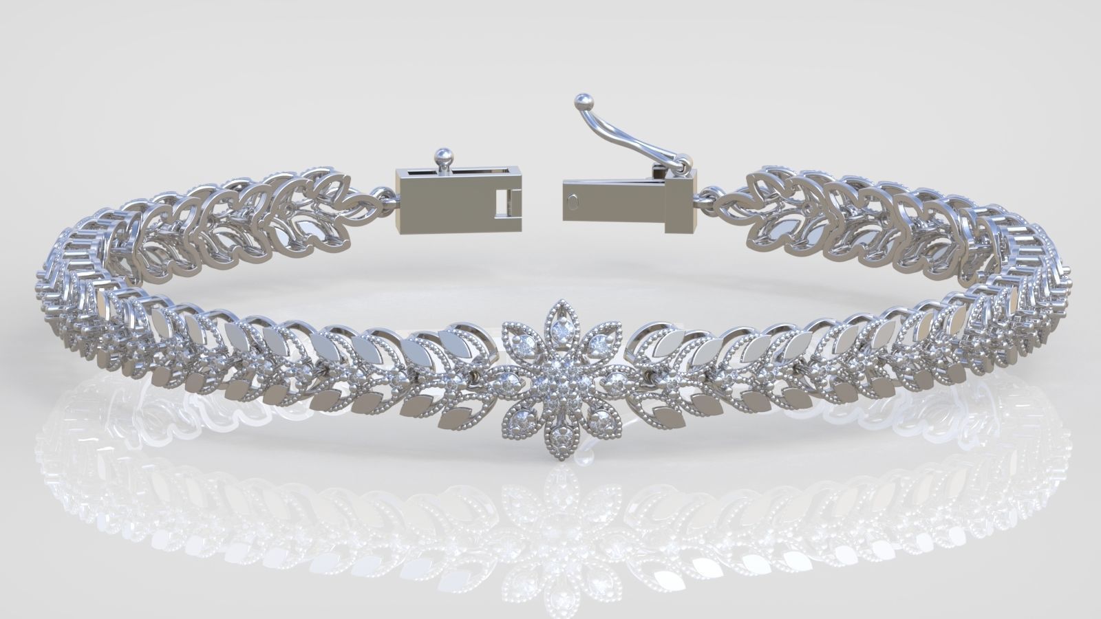 Bracelet model 3D printable model 0026-13- 3D print model_1