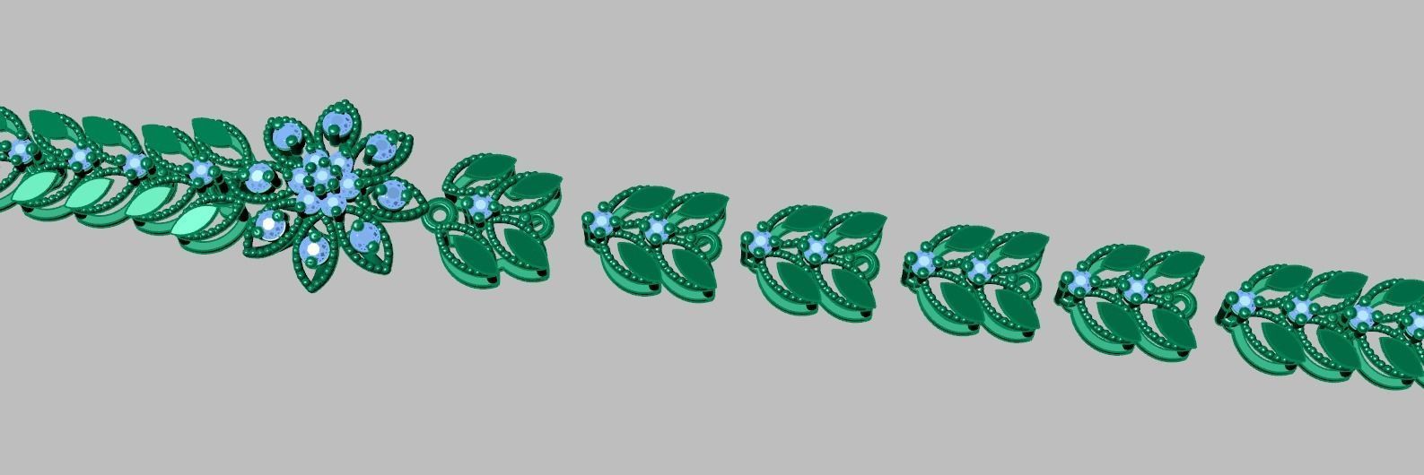 Bracelet model 3D printable model 0026-13- 3D print model_13