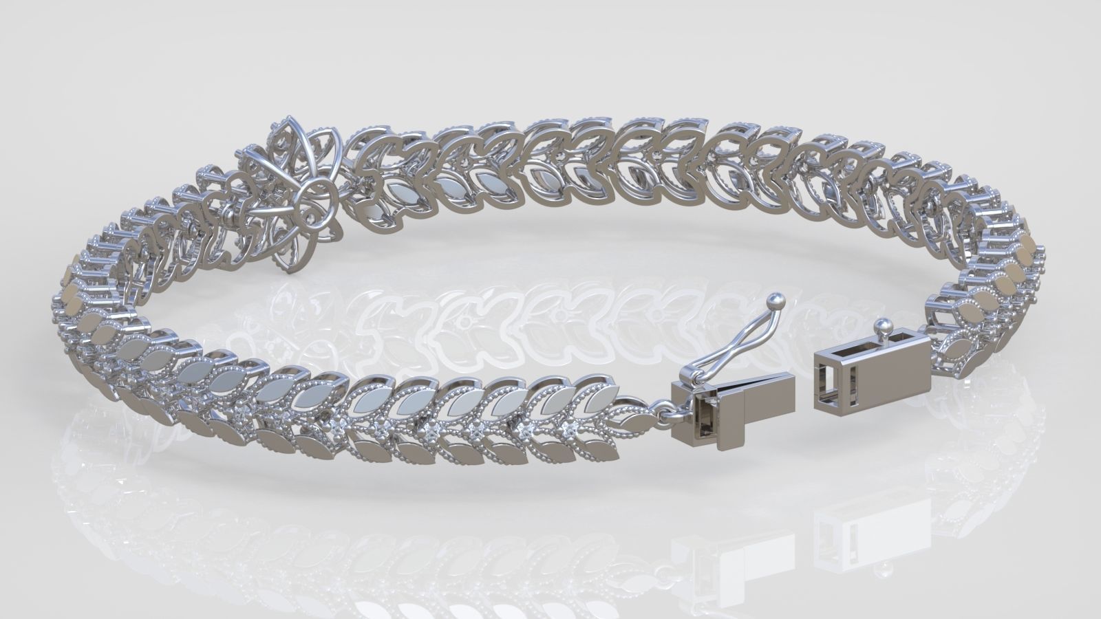 Bracelet model 3D printable model 0026-13- 3D print model_3