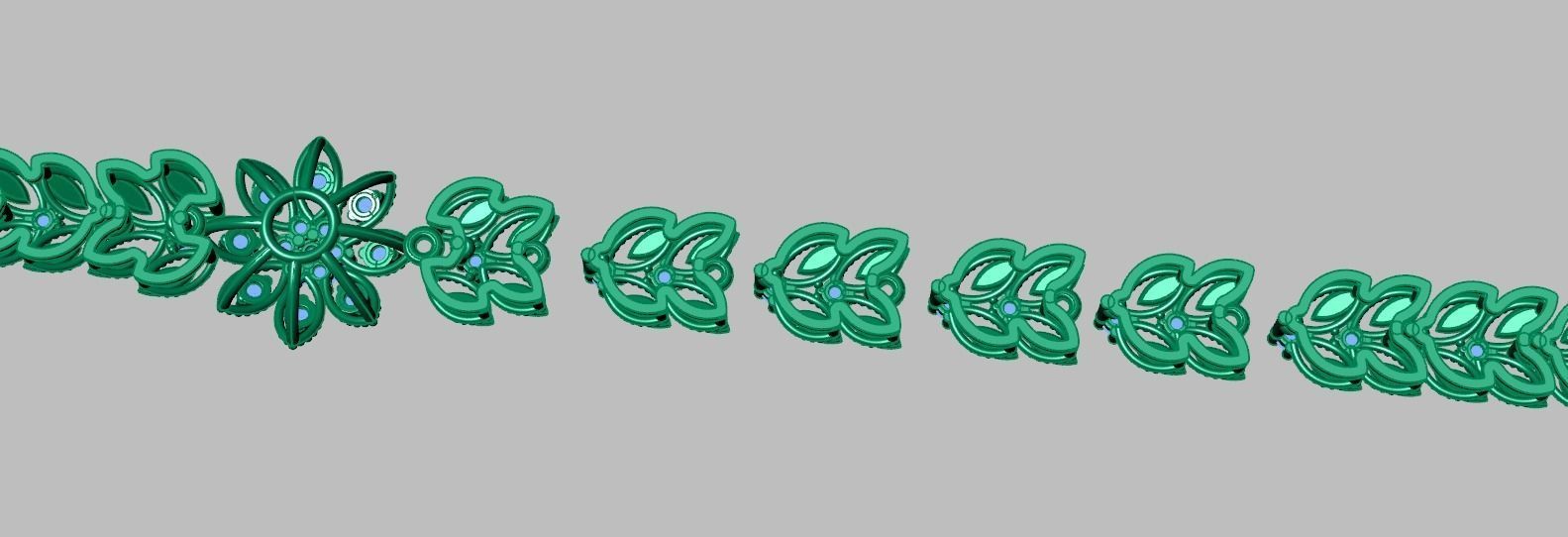 Bracelet model 3D printable model 0026-13- 3D print model_14