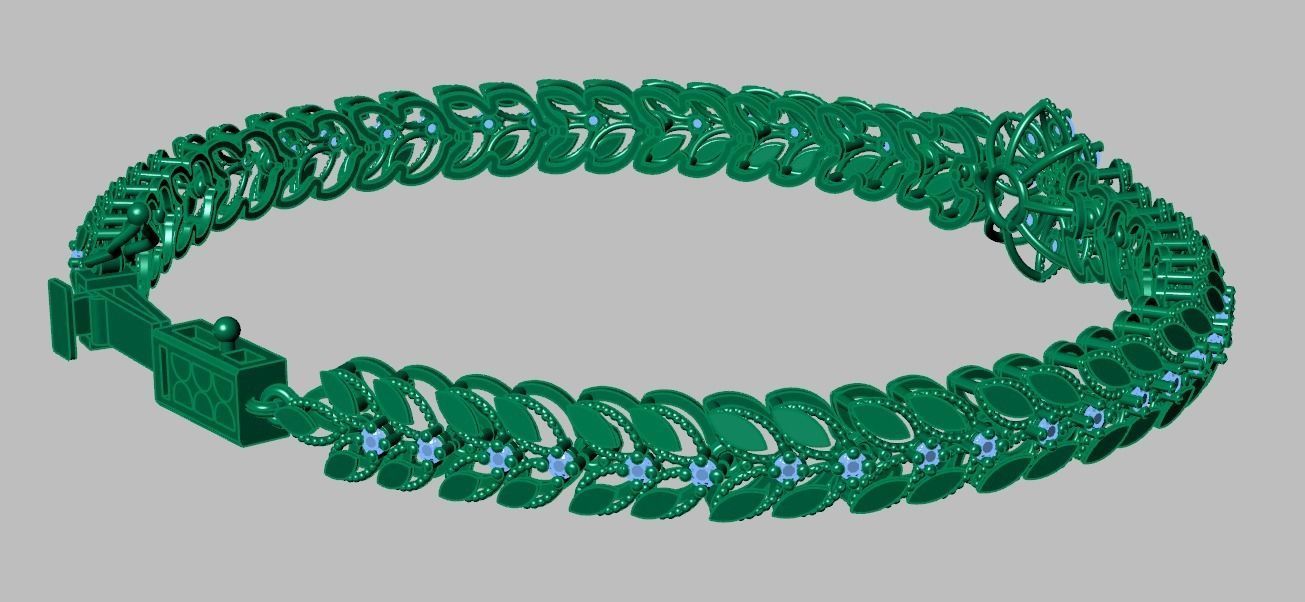 Bracelet model 3D printable model 0026-13- 3D print model_7