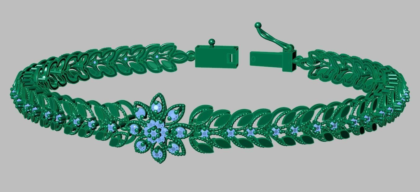 Bracelet model 3D printable model 0026-13- 3D print model_16