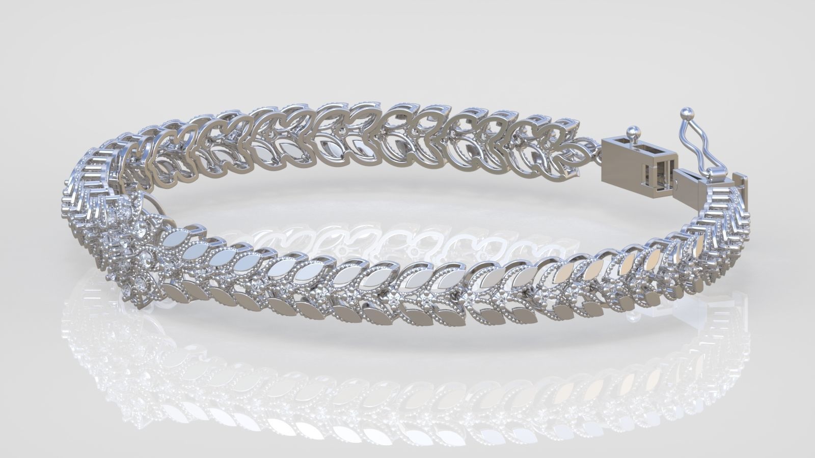Bracelet model 3D printable model 0026-13- 3D print model_4