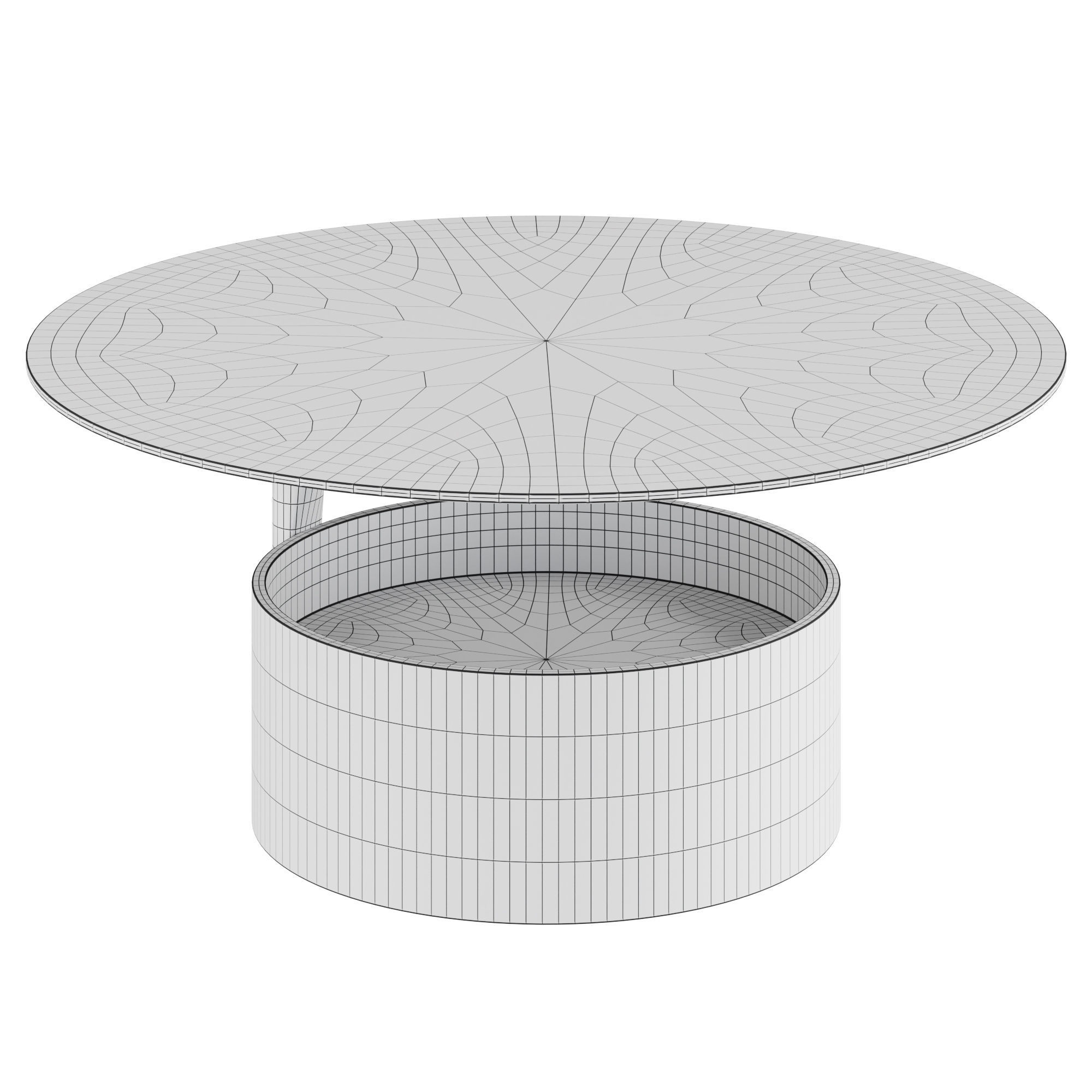 Maze PARASOL table 3D model_2