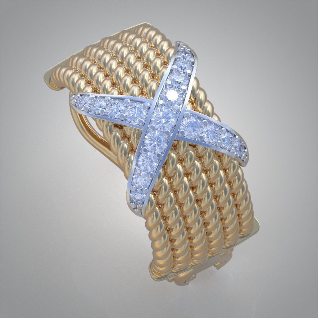 Earring model 0335 3D printable model14 3D print model_17