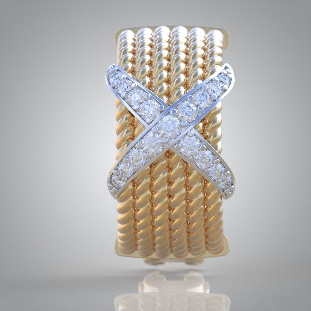 Earring model 0335 3D printable model14 3D print model_13