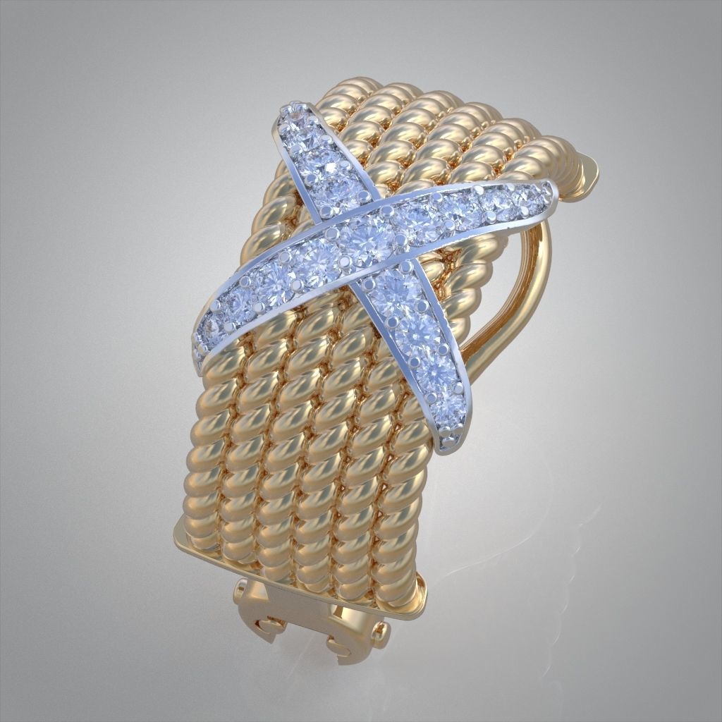 Earring model 0335 3D printable model14 3D print model_16