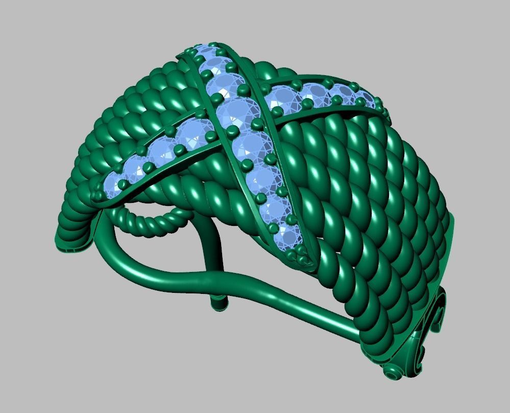 Earring model 0335 3D printable model14 3D print model_19