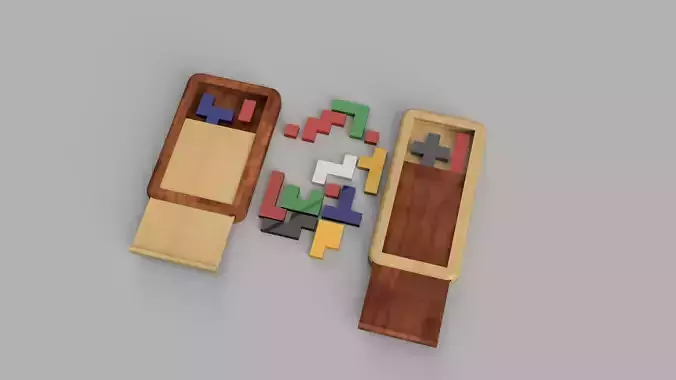 Pentomino or Pentominoes  with storage boxes 