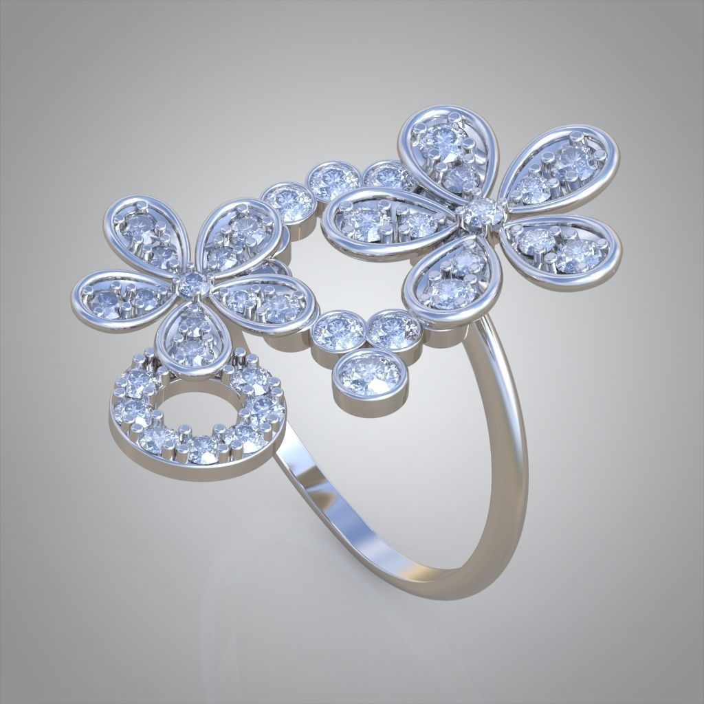 Earring model 0575 3D printable model12 3D print model_6