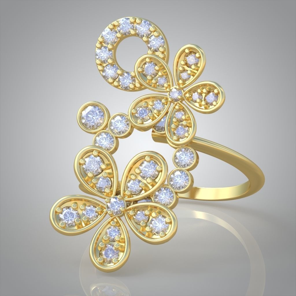 Earring model 0575 3D printable model12 3D print model_10